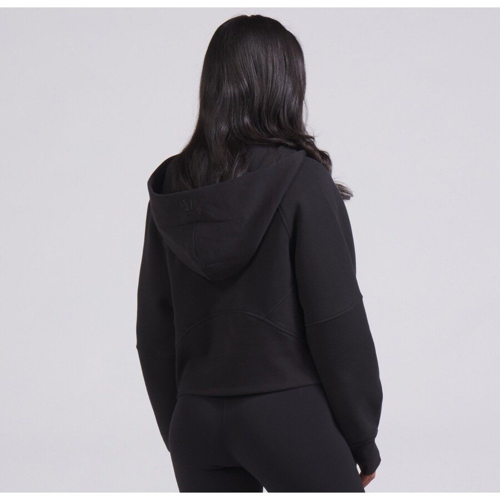 Boston Bruins Lululemon x NHL Women XL/2XL Scuba Oversized Half-Zip Hoodie Black - Picture 10 of 11